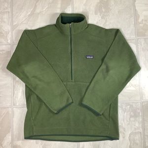 Patagonia men’s large half zip sweater fleece